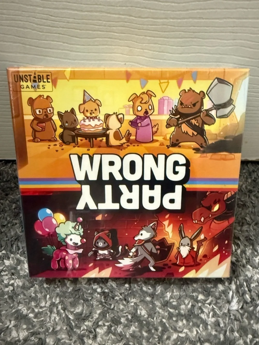 Wrong Party Card Drafting Game by Unstable Games SEALED